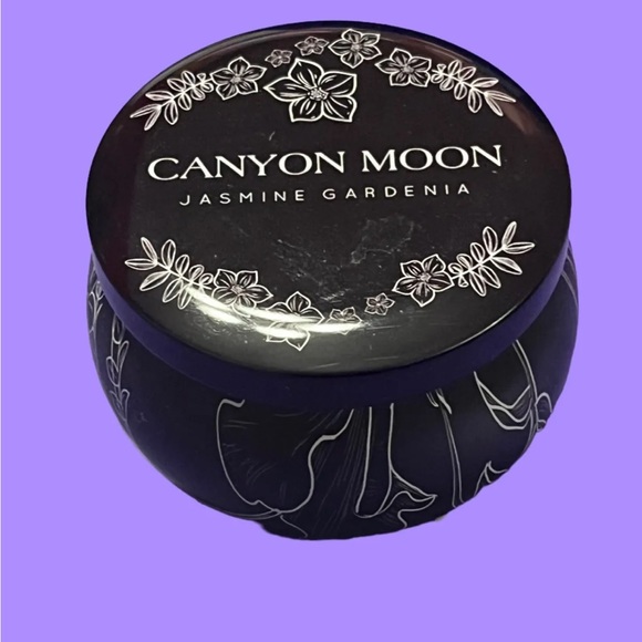 Canyon Moon Jasmine Gardenia Candle Tin Natural Soy Based 4 oz NWOB - Picture 4 of 7